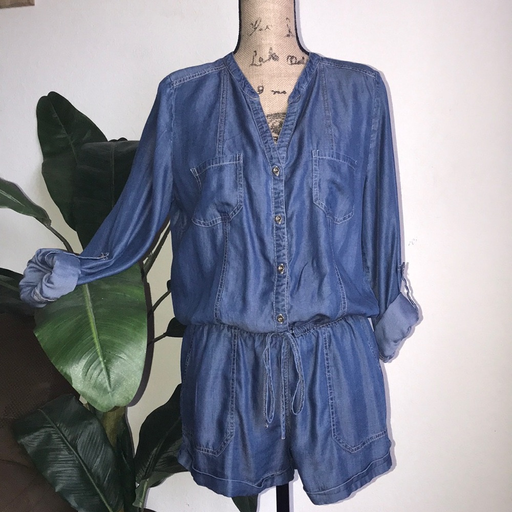 Lightweight Denim shorts Romper XL/L